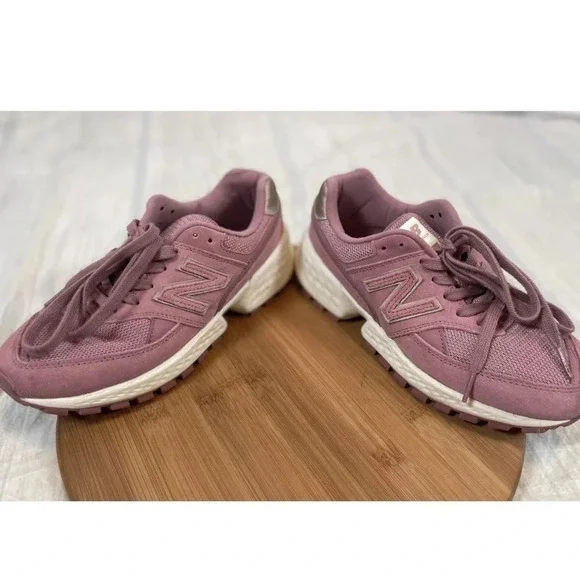 New Balance Womens WS574ATG Pink Lavender Sneaker Size 7.5 Comfort shoe walk run - Picture 10 of 16